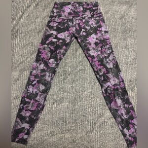 Lululemon Athletica Purple and Black Leggings